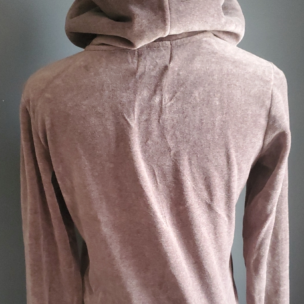 Juicy Couture Dusty Pink Brown Zip-Up Hoodie Set SIZE L - Picture 5 of 14